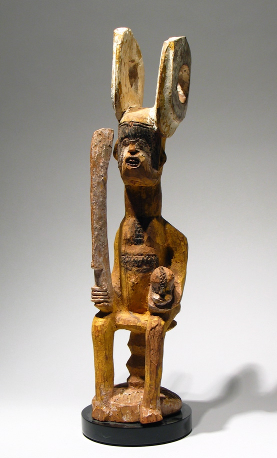 #AF207: Igbo / Ibo Ikenga shrine figure used in the men&rsquo;s society