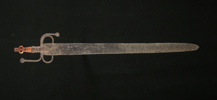 #AF210: 18th century Kongo &ldquo;sword of authority&rdquo; with ivory finial