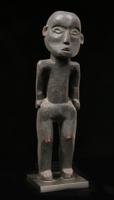 #AS200: Naga Shrine / ancestor figure with dark patina