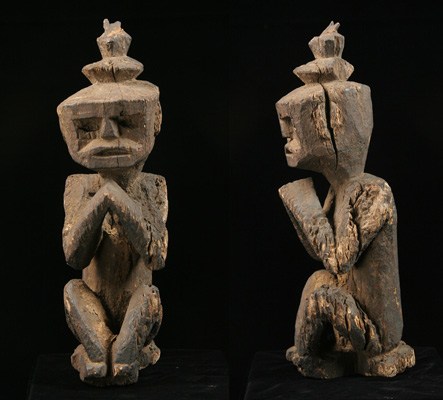#AS201: Nepalese Guardian Figure - Closeup
