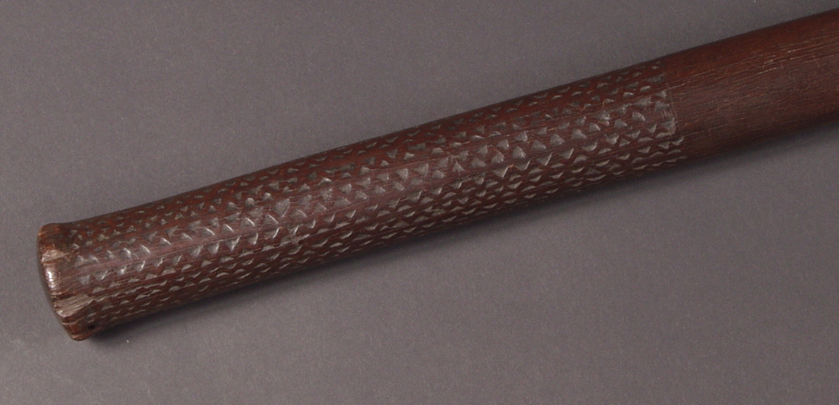 #OC109: 19th century Fijian war club in the Gata club form