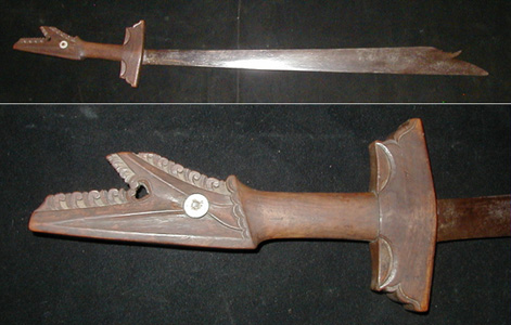 #PH182: A very large an heavy Moro kampilan sword
