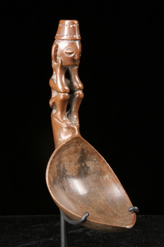#PH208: Beautiful Northern Philippine figurative spoon.