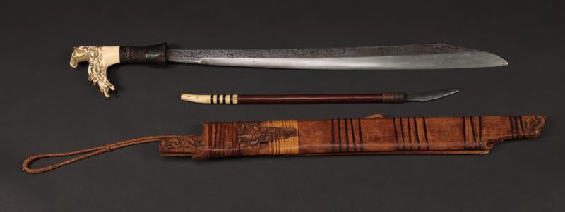 INDO811: Dayak Mandau Sword